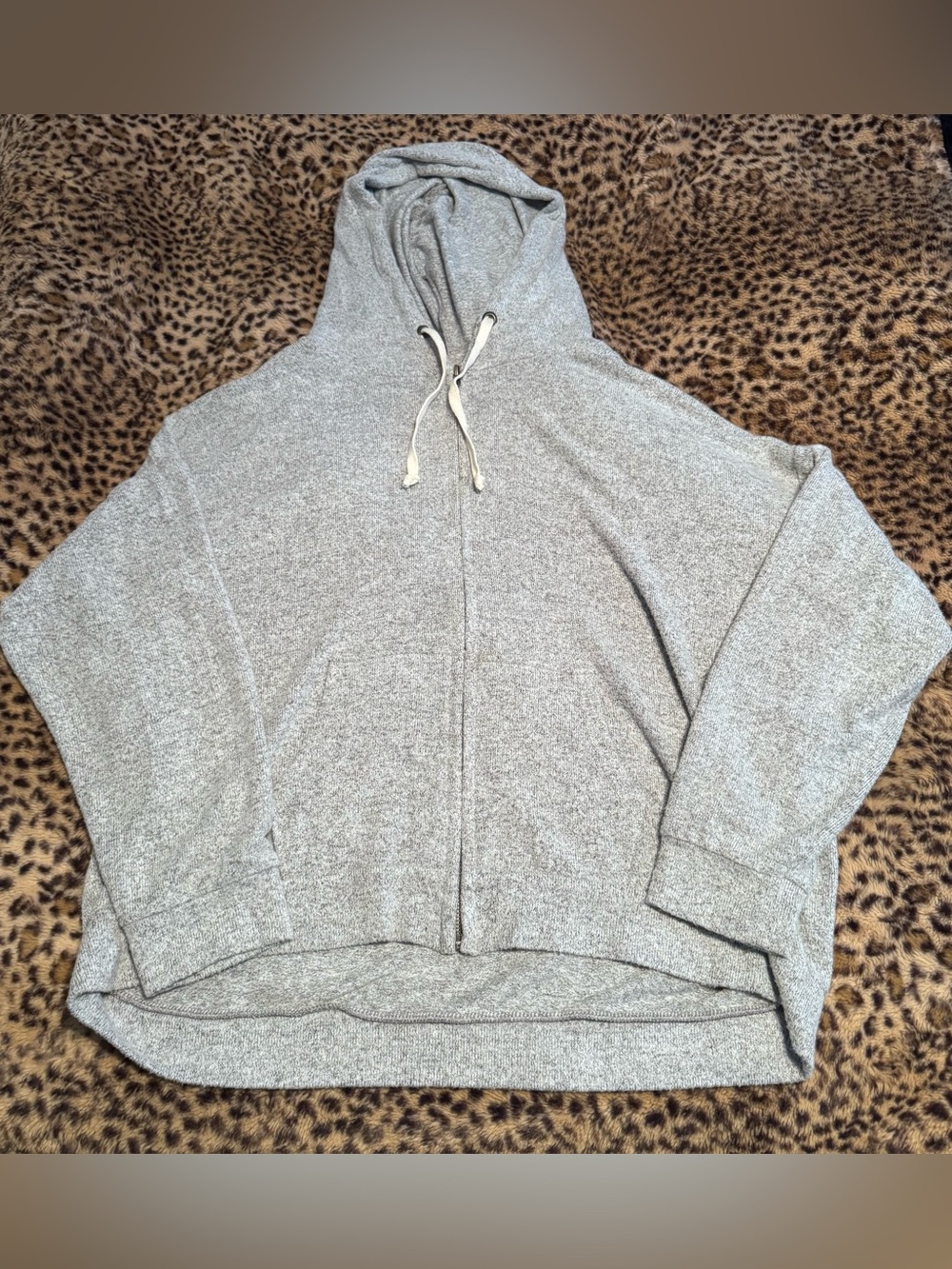 american eagle soft & sexy terry zip up hoodie